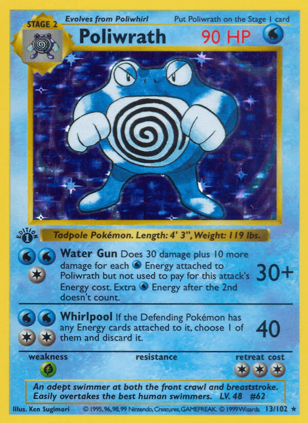 Poliwrath — 1st Edition