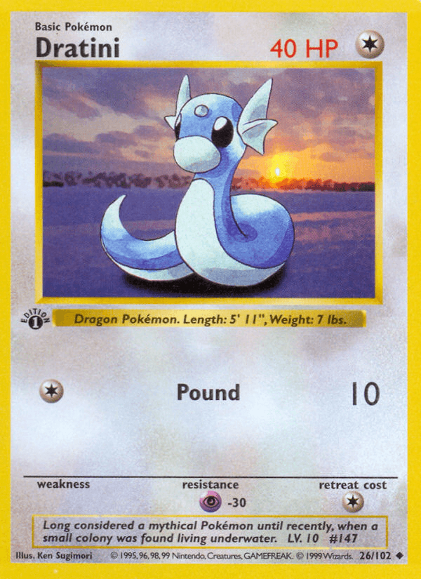Dratini — 1st Edition