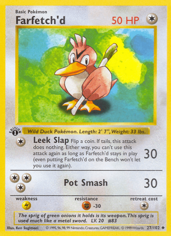 Farfetch'd — 1st Edition