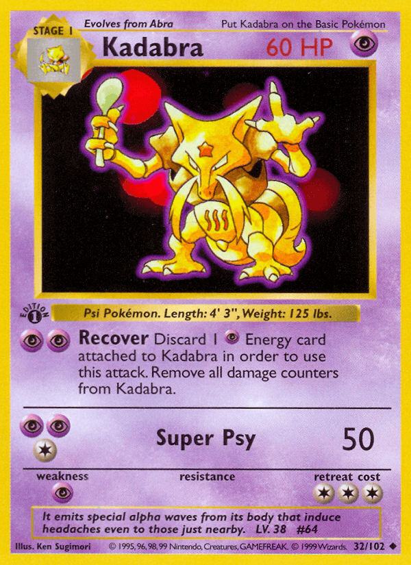 Kadabra — 1st Edition