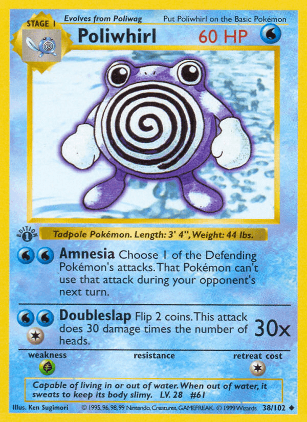 Poliwhirl — 1st Edition