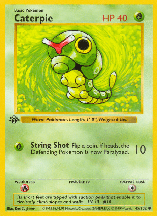 Caterpie — 1st Edition
