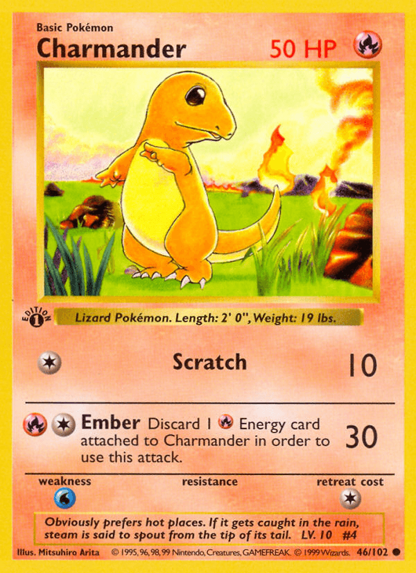 Charmander — 1st Edition