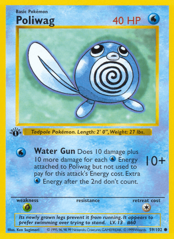 Poliwag — 1st Edition