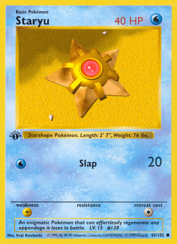 Staryu — 1st Edition