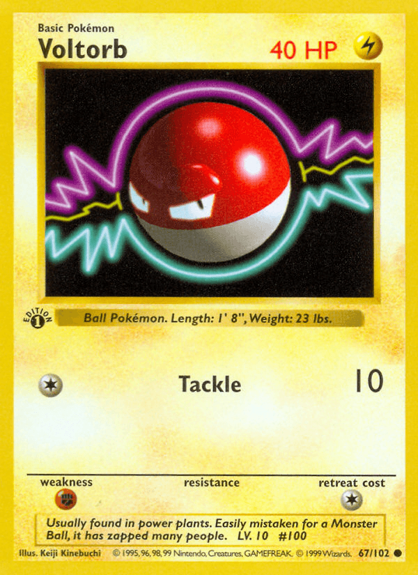 Voltorb — 1st Edition
