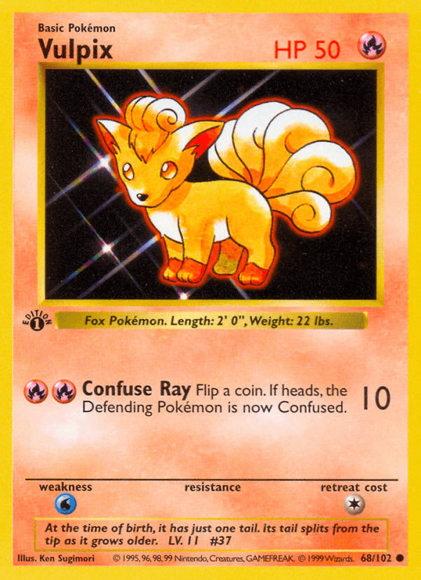 Vulpix — 1st Edition