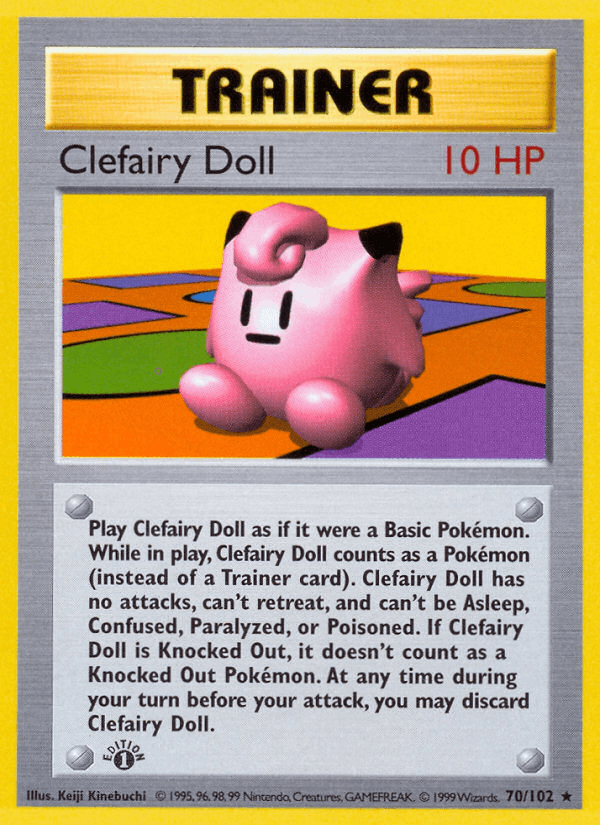 Clefairy Doll — 1st Edition