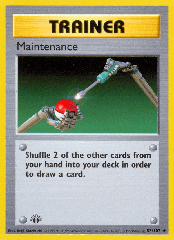 Maintenance — 1st Edition