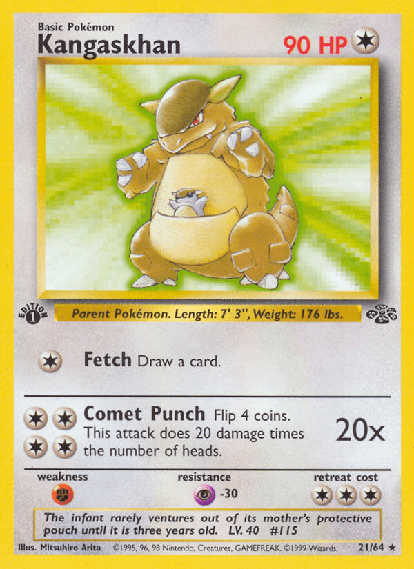 Kangaskhan — 1st Edition