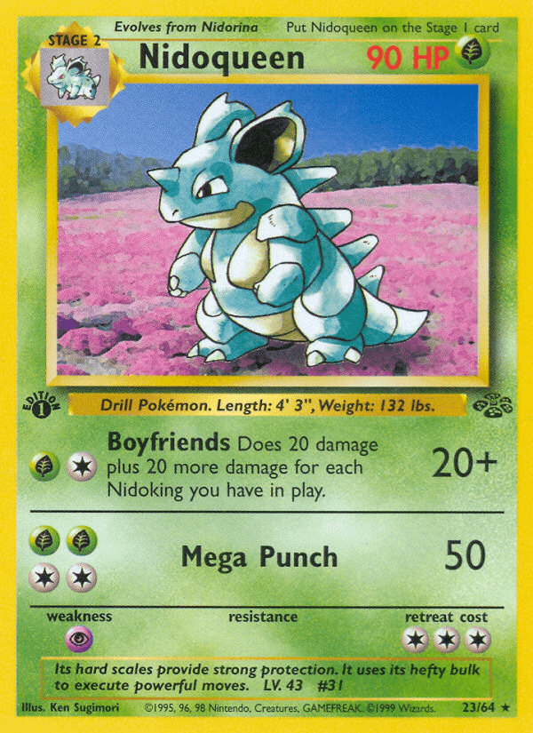 Nidoqueen — 1st Edition