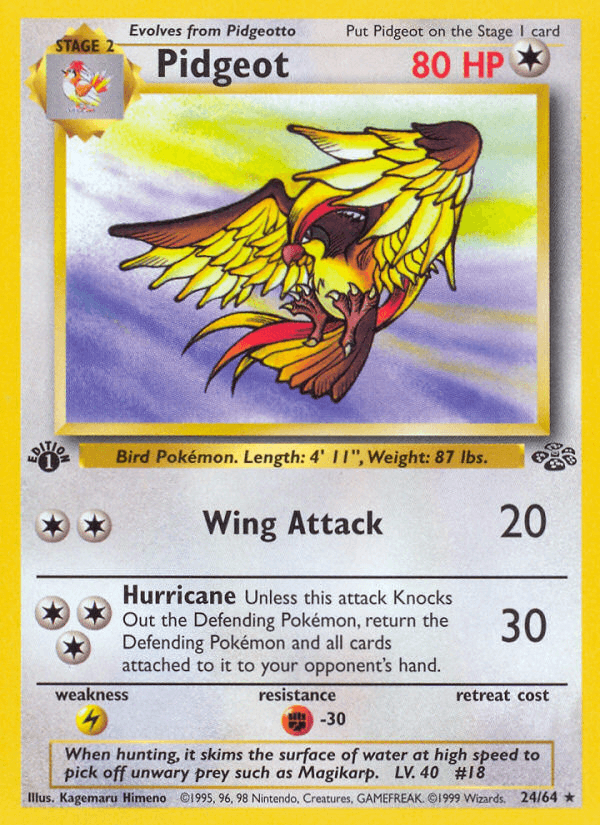 Pidgeot — 1st Edition