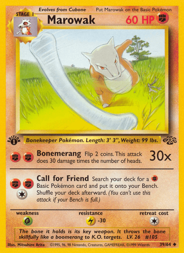 Marowak — 1st Edition