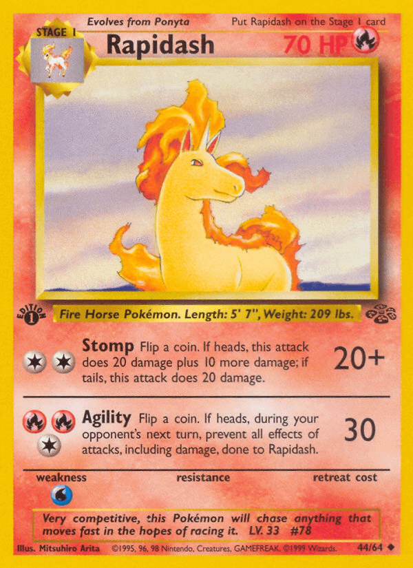 Rapidash — 1st Edition