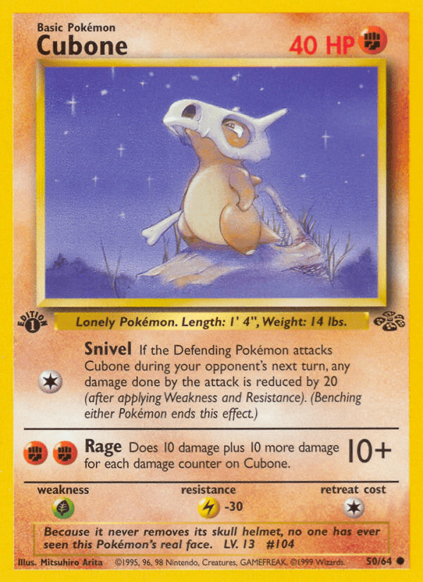 Cubone — 1st Edition