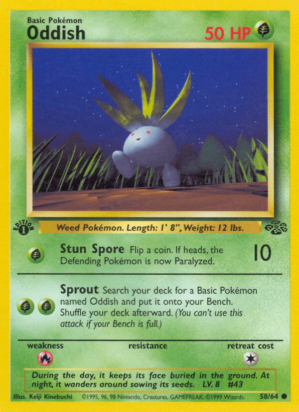 Oddish — 1st Edition