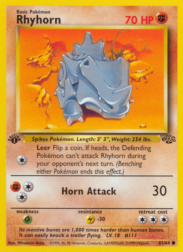 Rhyhorn — 1st Edition