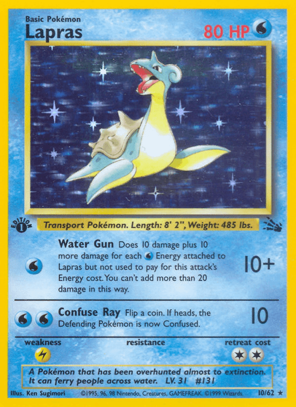 Lapras — 1st Edition