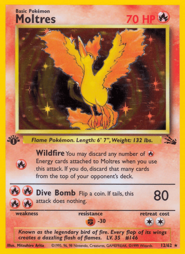 Moltres — 1st Edition