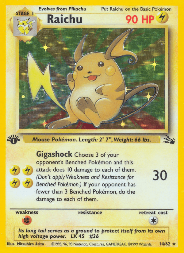 Raichu — 1st Edition