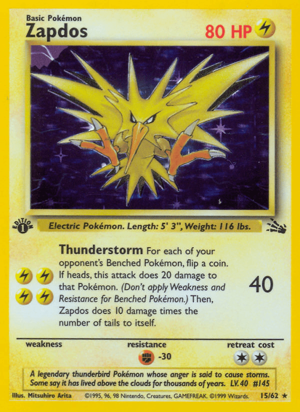 Zapdos — 1st Edition
