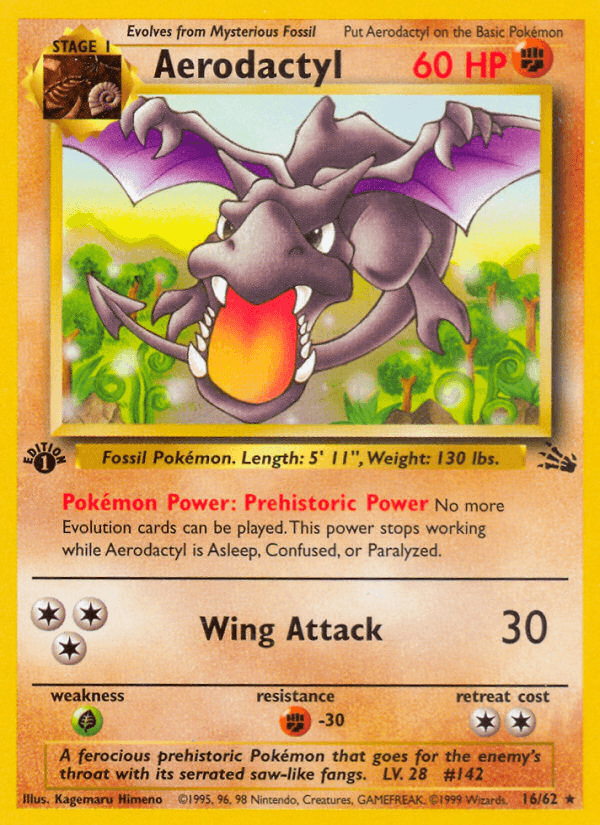 Aerodactyl — 1st Edition