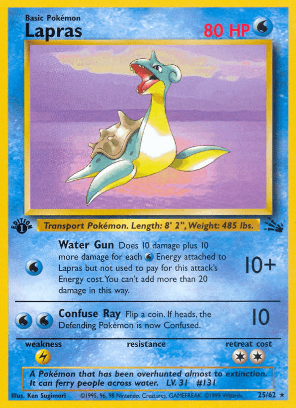 Lapras — 1st Edition