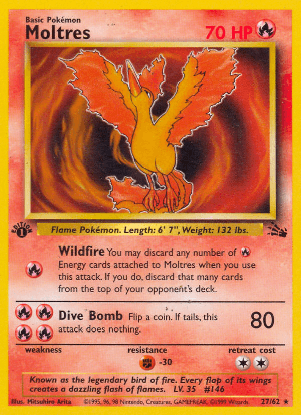 Moltres — 1st Edition