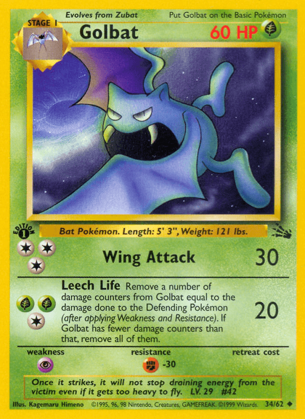 Golbat — 1st Edition