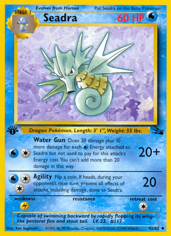 Seadra — 1st Edition