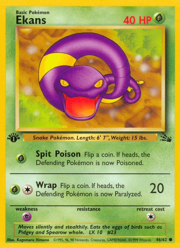 Ekans — 1st Edition