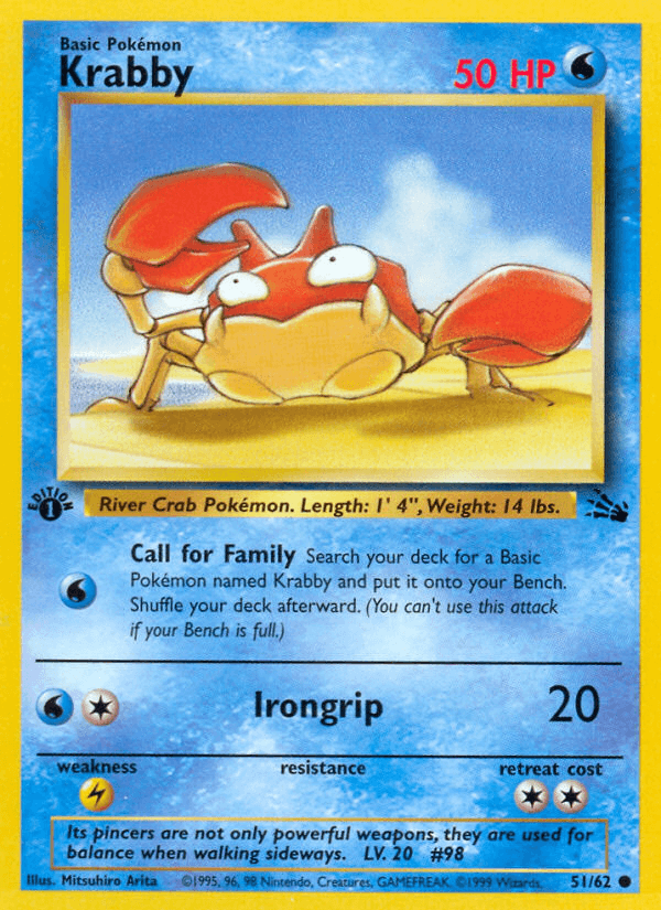 Krabby — 1st Edition