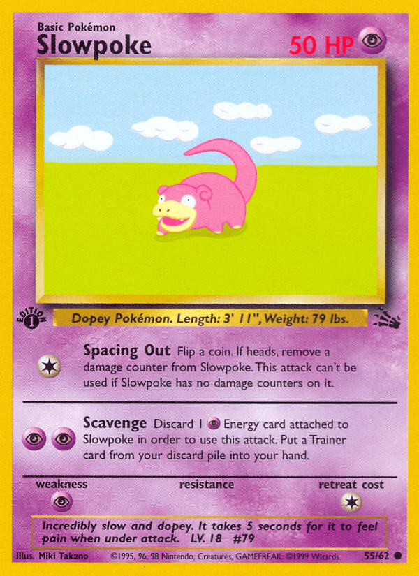 Slowpoke — 1st Edition