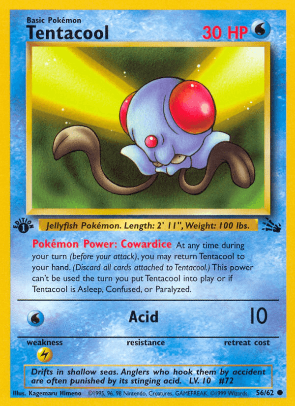 Tentacool — 1st Edition