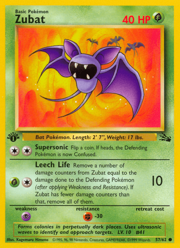 Zubat — 1st Edition
