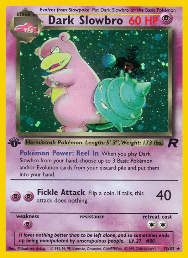 Dark Slowbro — 1st Edition