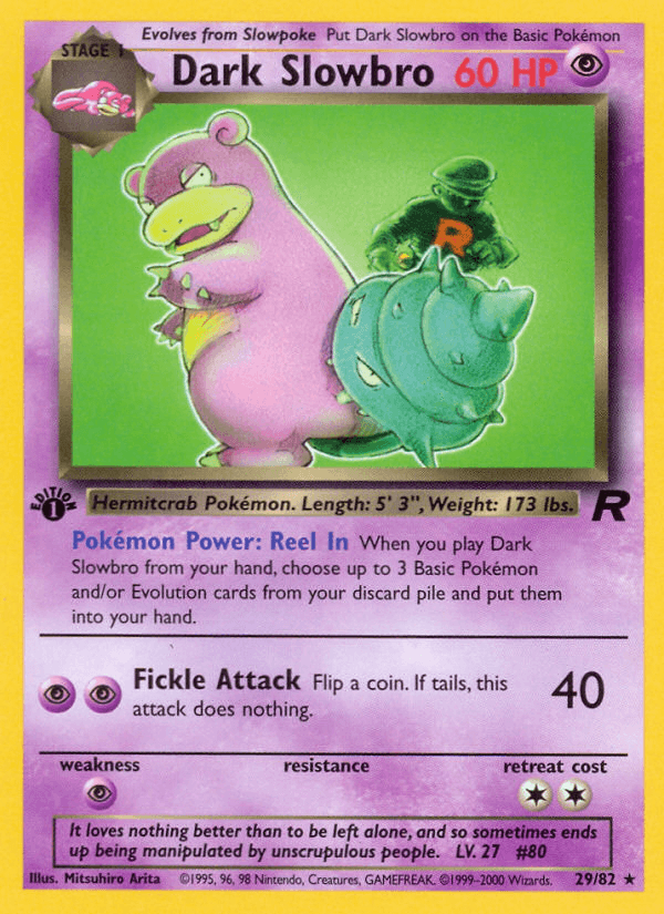 Dark Slowbro — 1st Edition