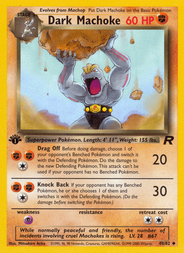 Dark Machoke — 1st Edition