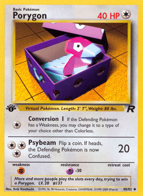 Porygon — 1st Edition