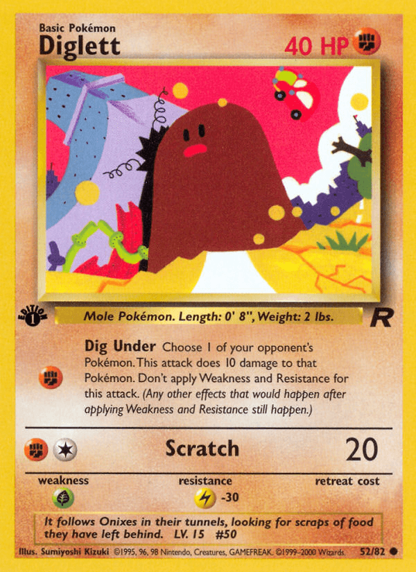 Diglett — 1st Edition