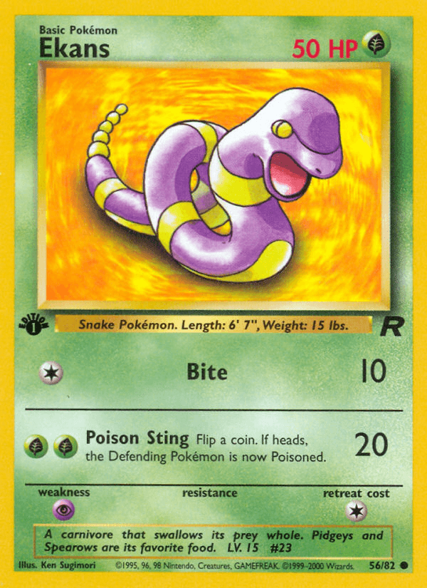 Ekans — 1st Edition