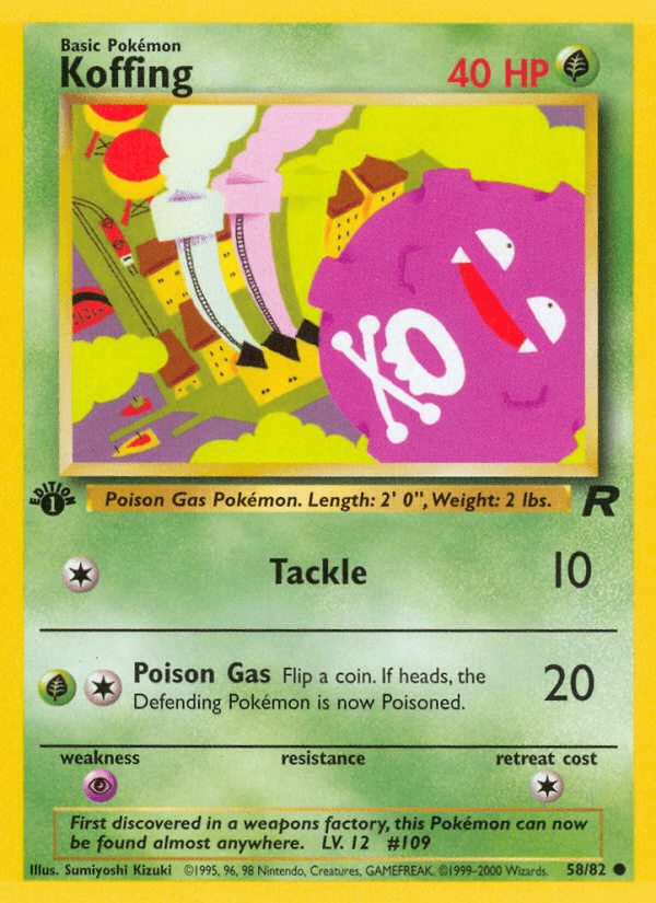 Koffing — 1st Edition