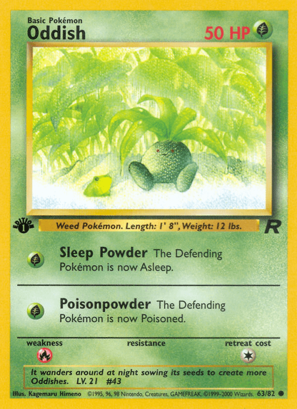 Oddish — 1st Edition