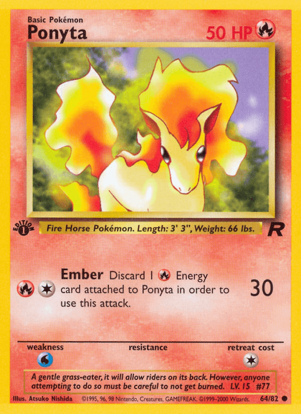 Ponyta — 1st Edition