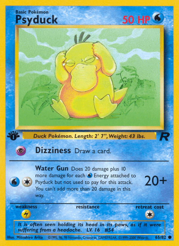 Psyduck — 1st Edition