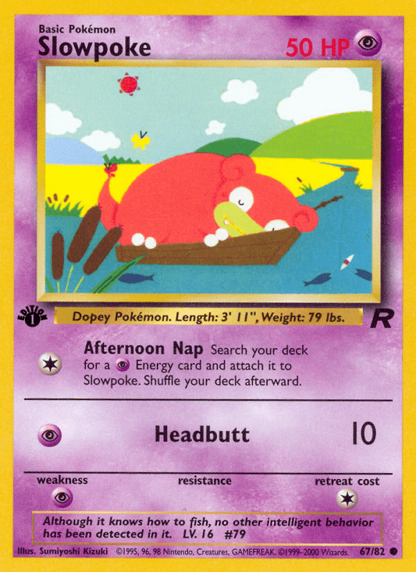 Slowpoke — 1st Edition