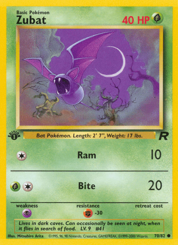 Zubat — 1st Edition