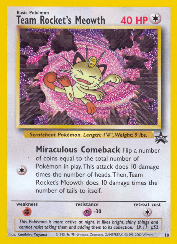 Team Rocket's Meowth — Promo