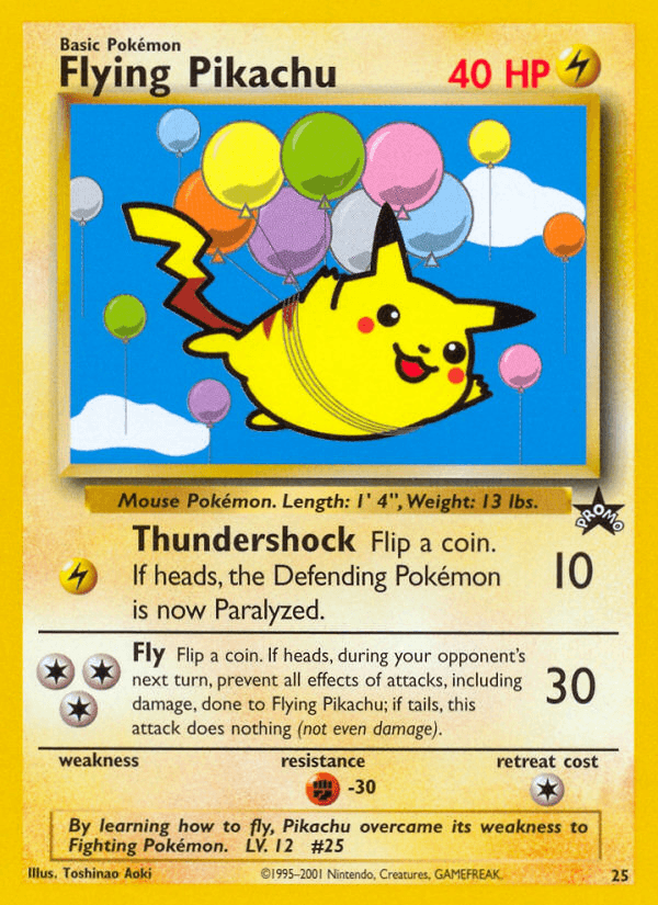 Flying Pikachu — Promo