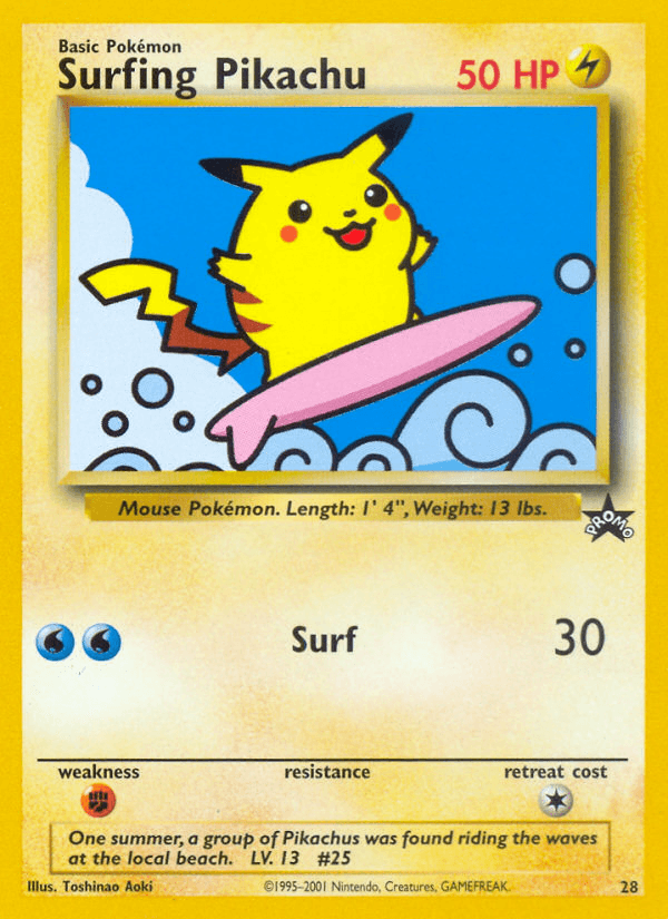 Surfing Pikachu — Promo